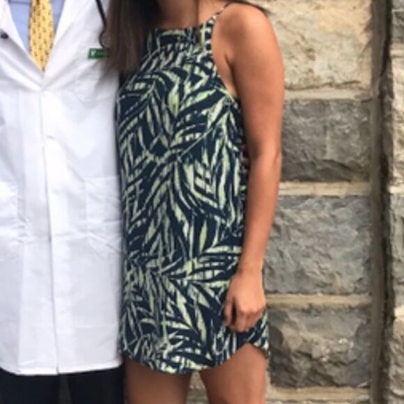 Olivaceous Patterned Minidress - Picture 3 of 8